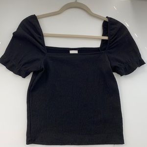 H&M square neck top